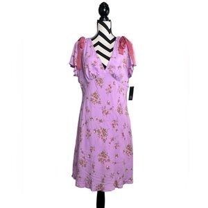 NWT Wild Fable Sz XL Coquette Cottagecore Floral Y2K Fairy Babydoll Mini Dress
